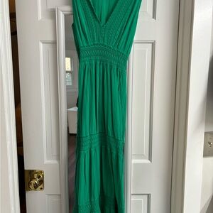 Elegant Green Maxi Dress